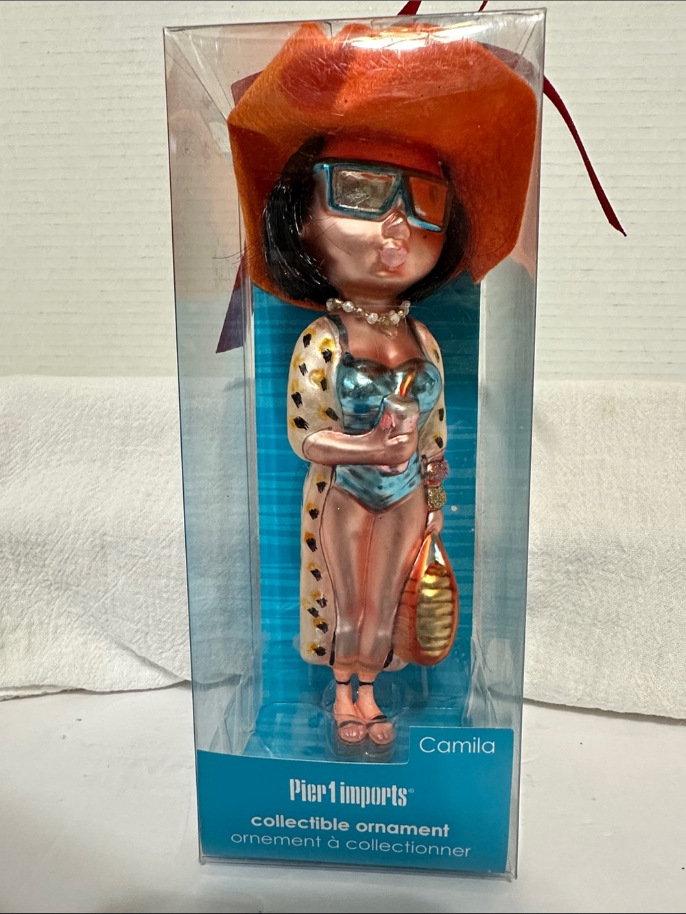 Pier 1 Imports Collectible Ornament Camila 8” Tall Beach Whimsical Theme